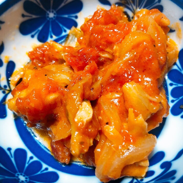 トマト缶で!チキントマト煮